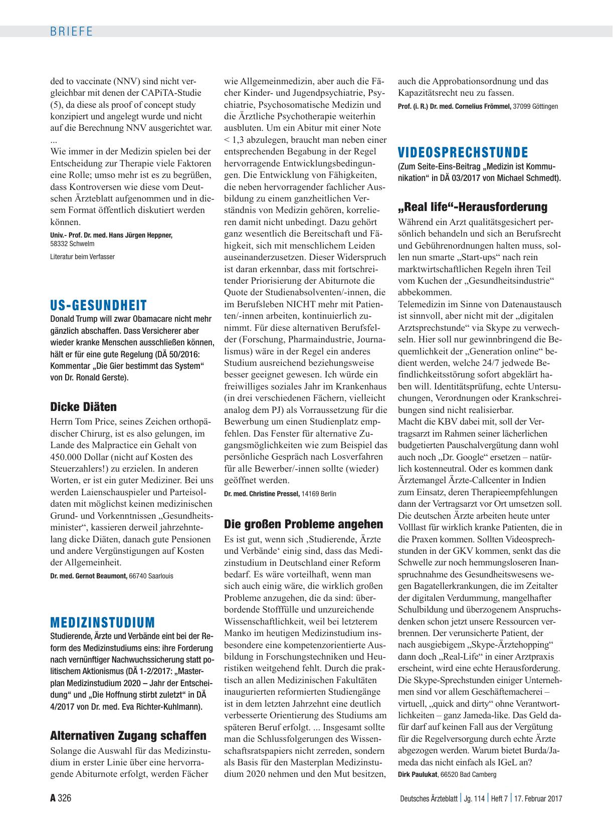 Vorschauseite 1: Videosprechstunde: „Real life“-Herausforderung