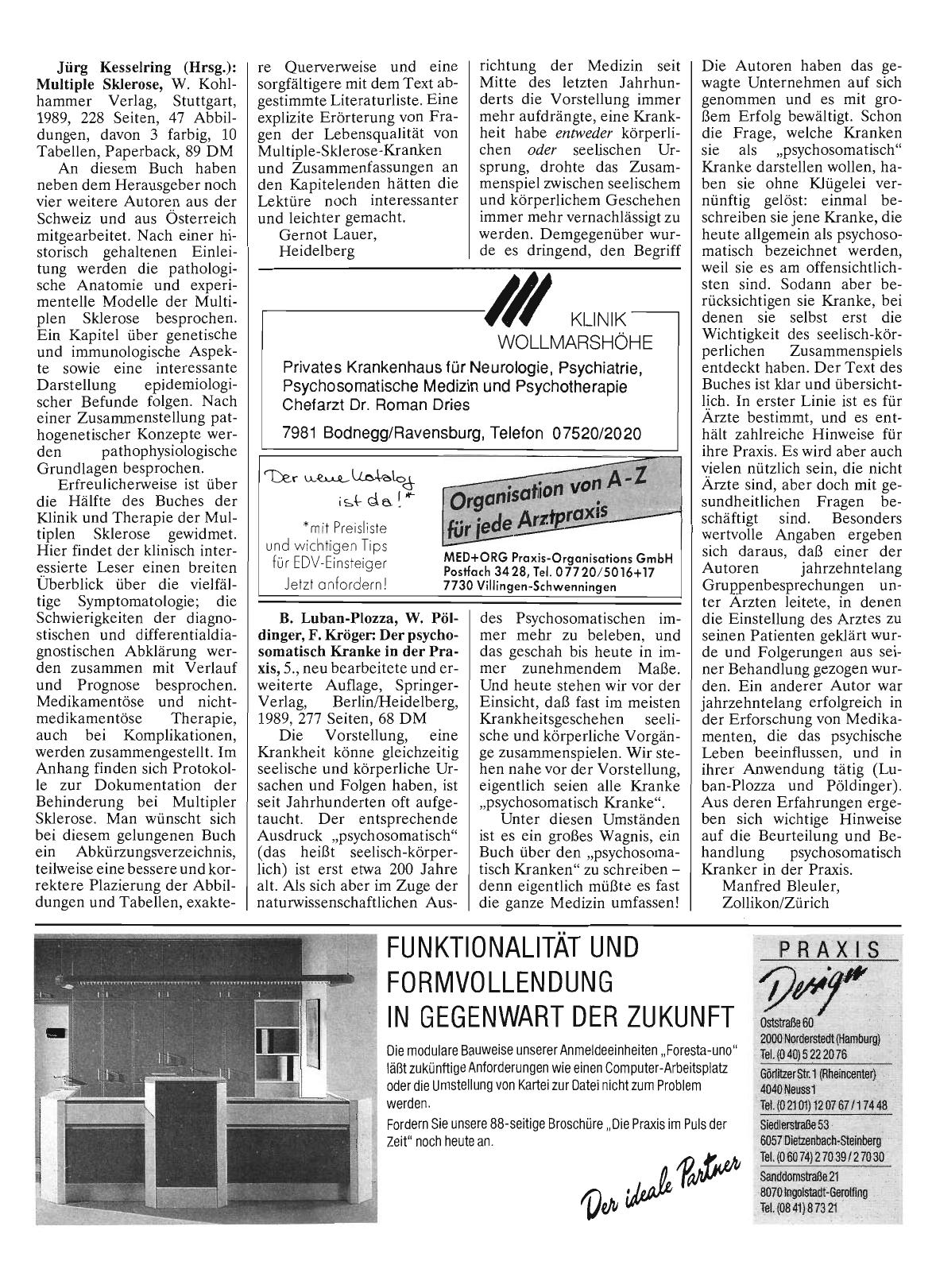 Vorschauseite 1: B. Luban-Plozza, W. Pöldinger, F. Kröger: Der psychosomatisch Kranke in der Praxis