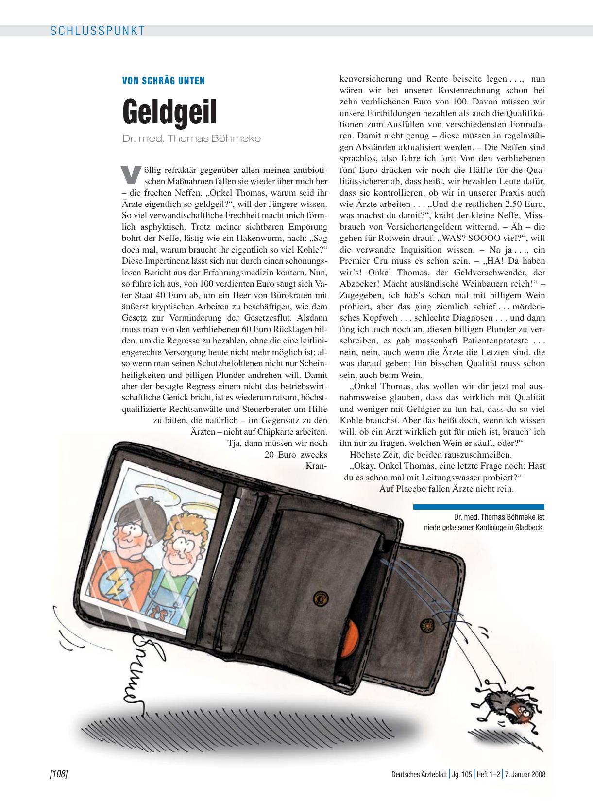 Vorschauseite 1: Von schräg unten: Geldgeil