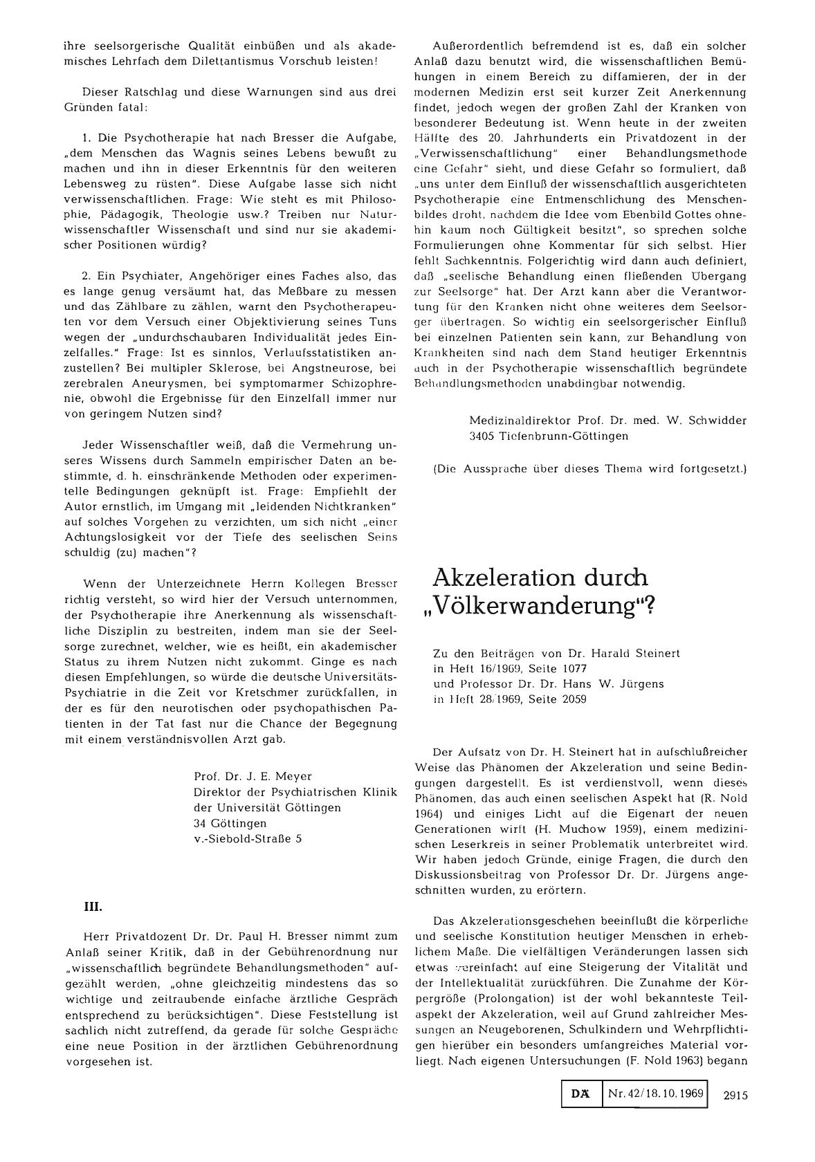Vorschauseite 1: Psychotherapie als akademisches Lehrfach? : III.