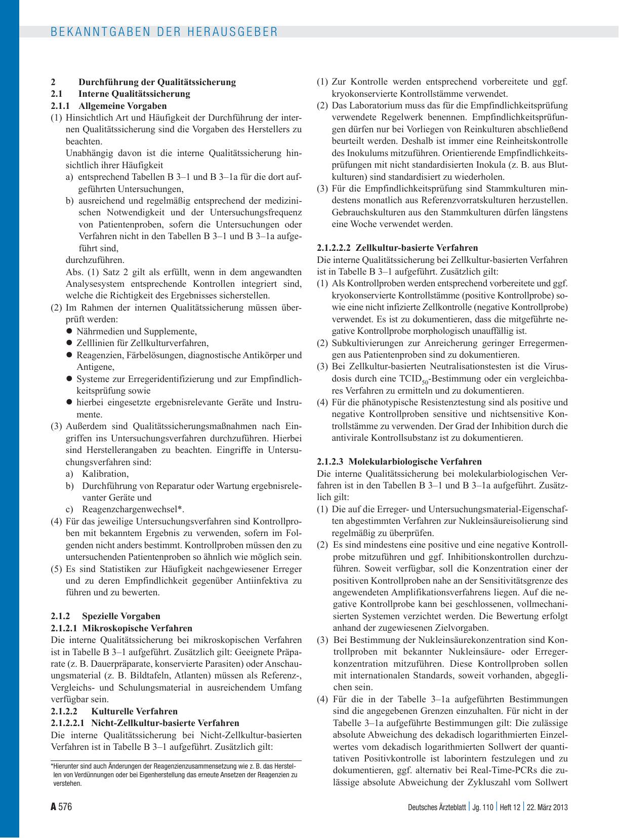 Vorschauseite 2: Qualitätssicherungsregelungen für laboratoriumsmedizinische Untersuchungen komplett