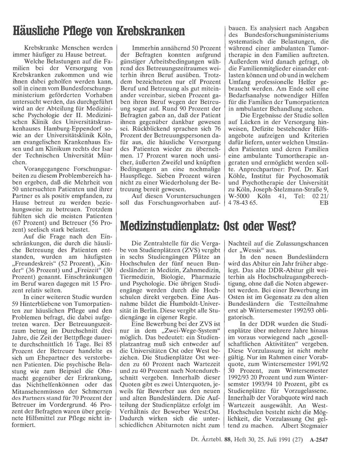 Vorschauseite 1: Häusliche Pflege von Krebskranken