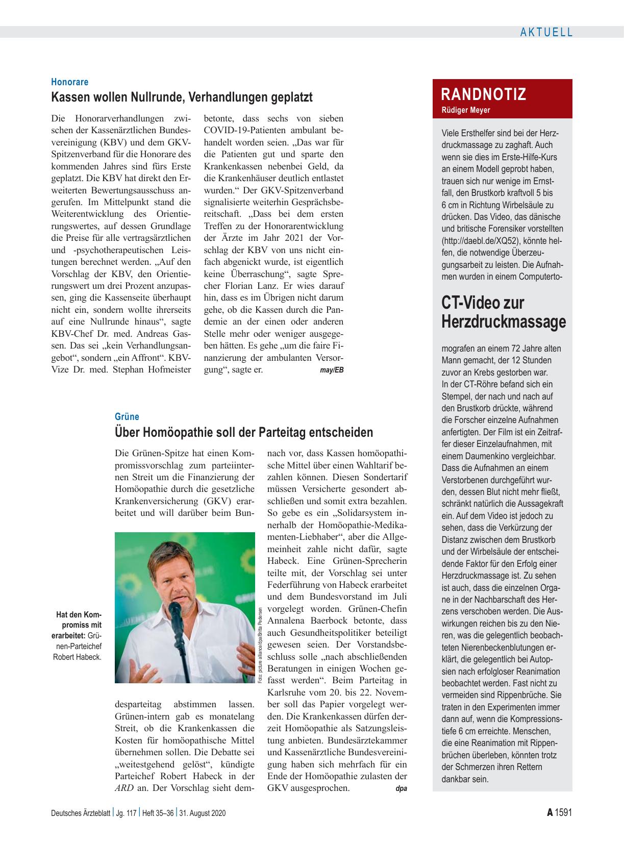 Vorschauseite 1: Randnotiz: CT-Video zur Herzdruckmassage