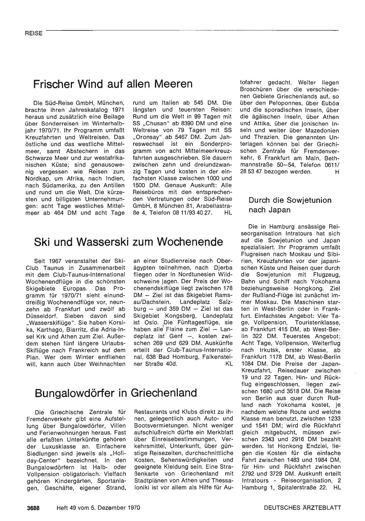 Vorschauseite 1: Ski und Wasserski zum Wochenende