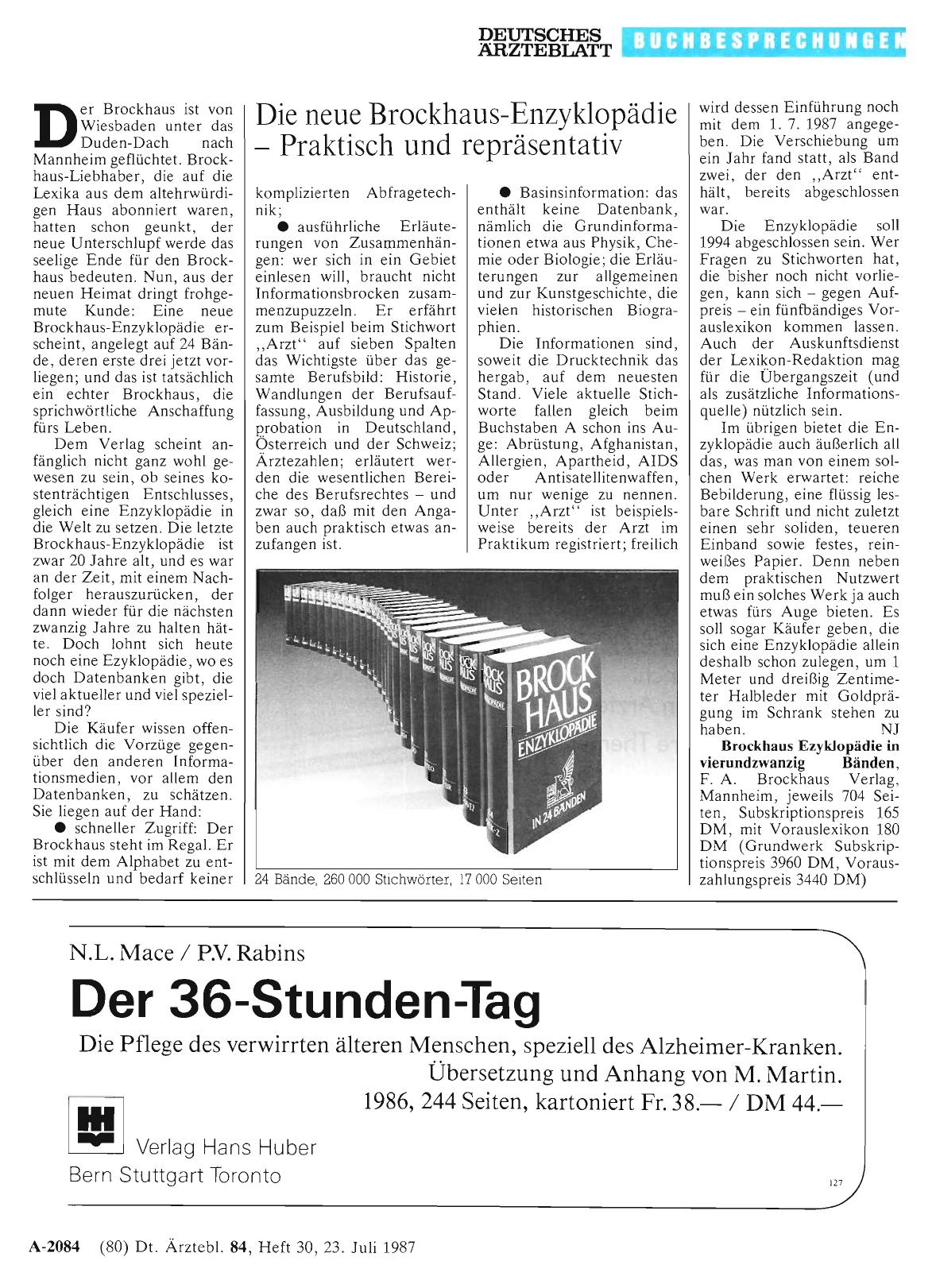 Vorschauseite 1: Die neue Brockhaus-Enzyklopädie - Praktisch und repräsentativ