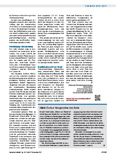 Vorschauseite 2: Ökonomisierung in der Medizin: Rückhalt für ärztliches Handeln