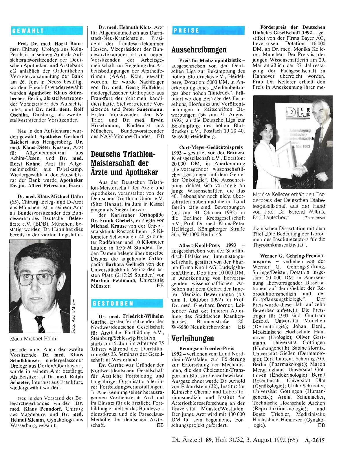 Vorschauseite 1: Preise