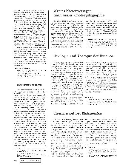 Vorschauseite 1: Eisenmangel bei Blutspendern