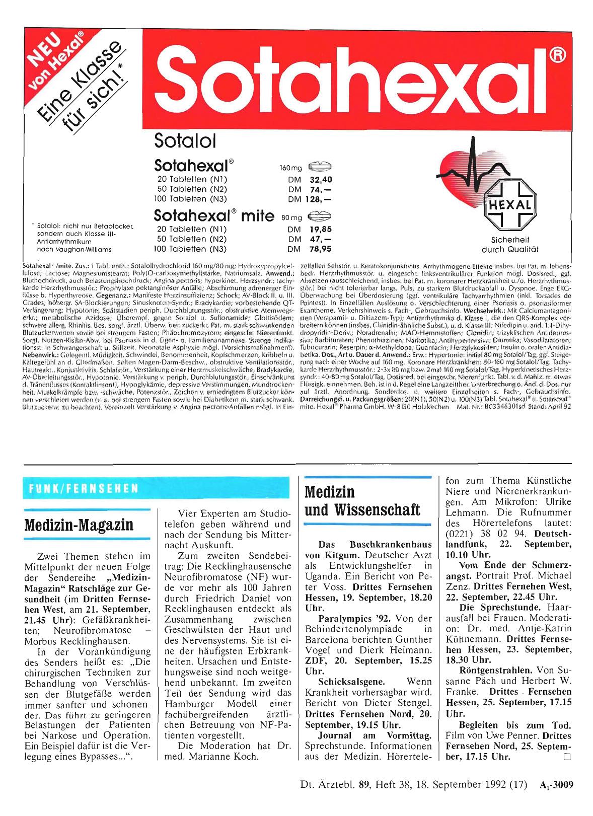 Vorschauseite 1: Medizin-Magazin