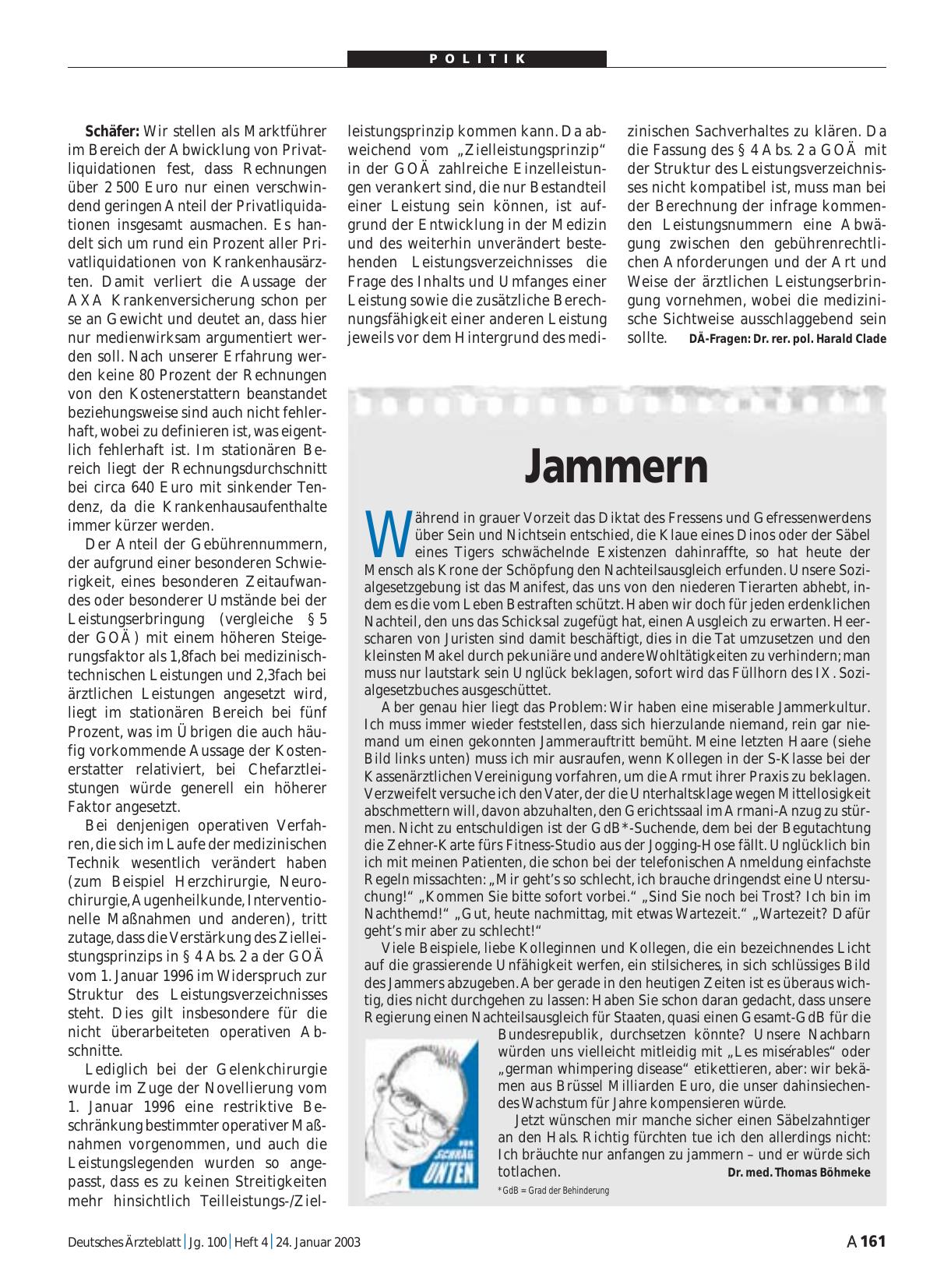 Vorschauseite 1: Jammern