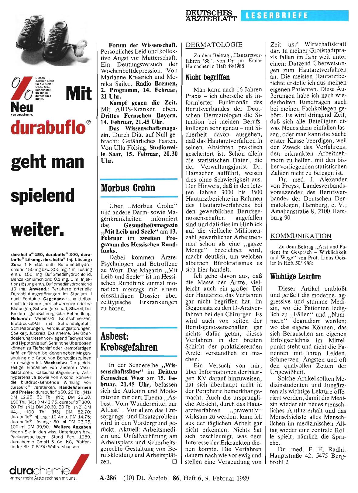 Vorschauseite 1: Asbest: Krebsgefahren