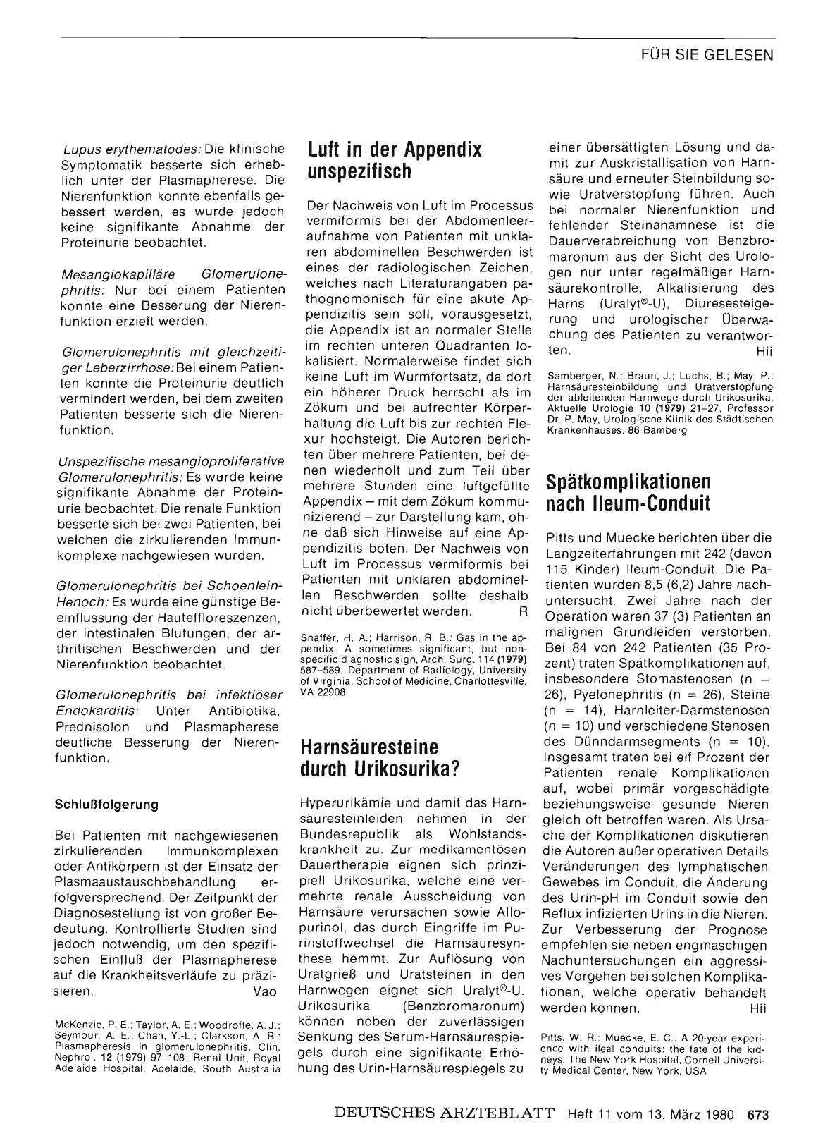 Vorschauseite 1: Harnsäuresteine durch Urikosurika?