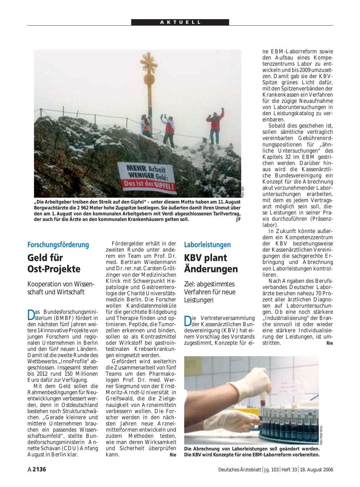 Vorschauseite 1: „Die Arbeitgeber treiben den Streik auf den Gipfel“