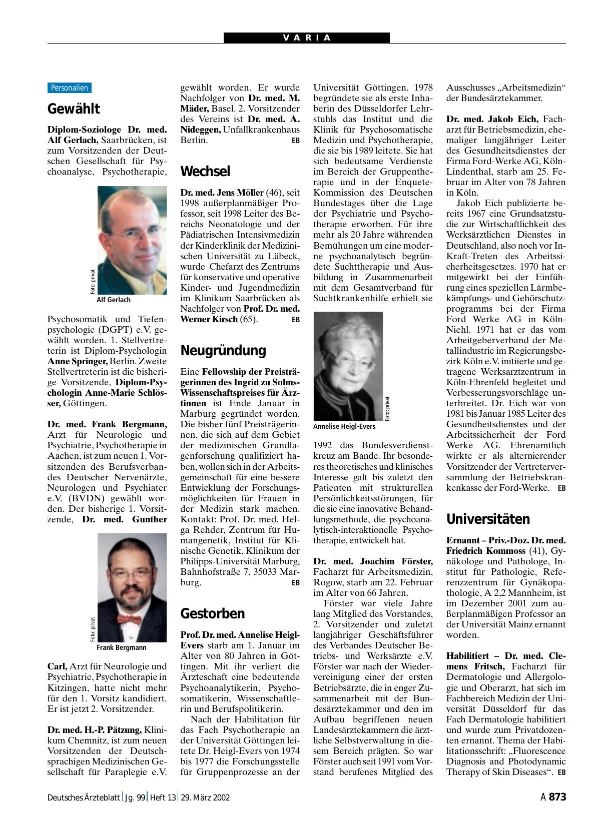 Vorschauseite 1: Universitäten