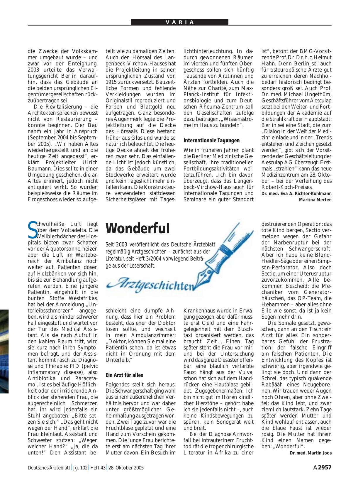 Vorschauseite 1: WonderfuI