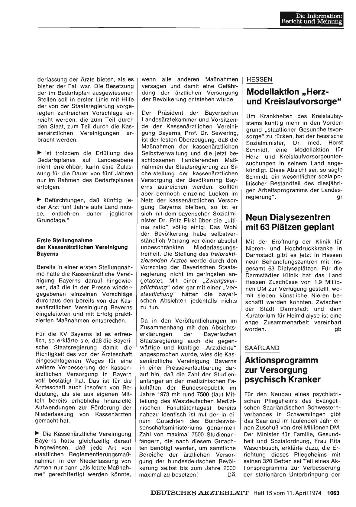 Vorschauseite 1: Saarland: Aktionsprogramm zur Versorgung psychisch Kranker
