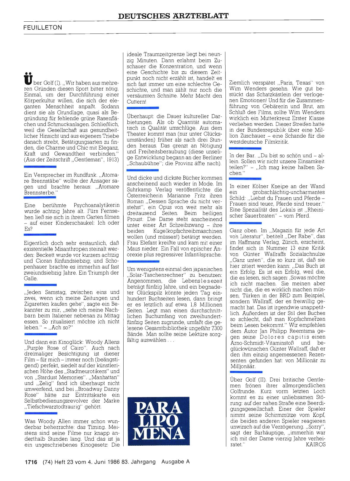 Vorschauseite 1: Paralipomena