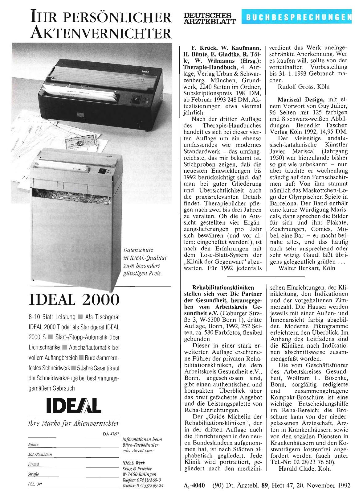 Vorschauseite 1: Mariscal Design