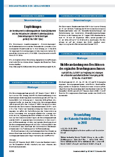 Vorschauseite 1: Bekanntmachungen