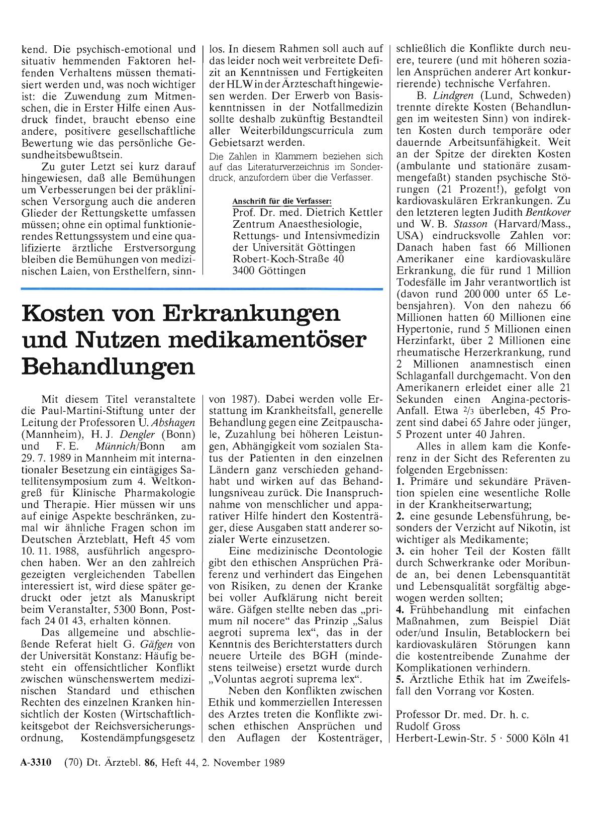Vorschauseite 1: Kosten von Erkrankungen und Nutzen medikamentöser Behandlungen