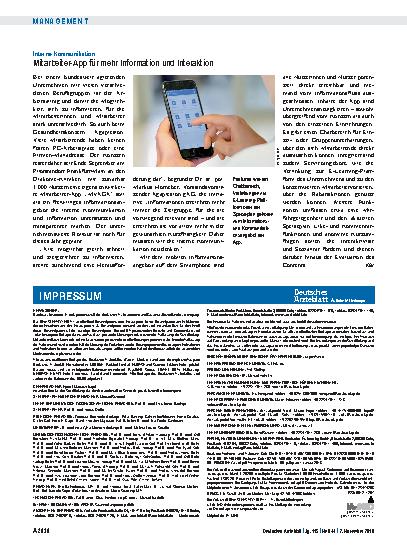 Vorschauseite 1: Interne Kommunikation: Mitarbeiter-App für mehr Information und Interaktion