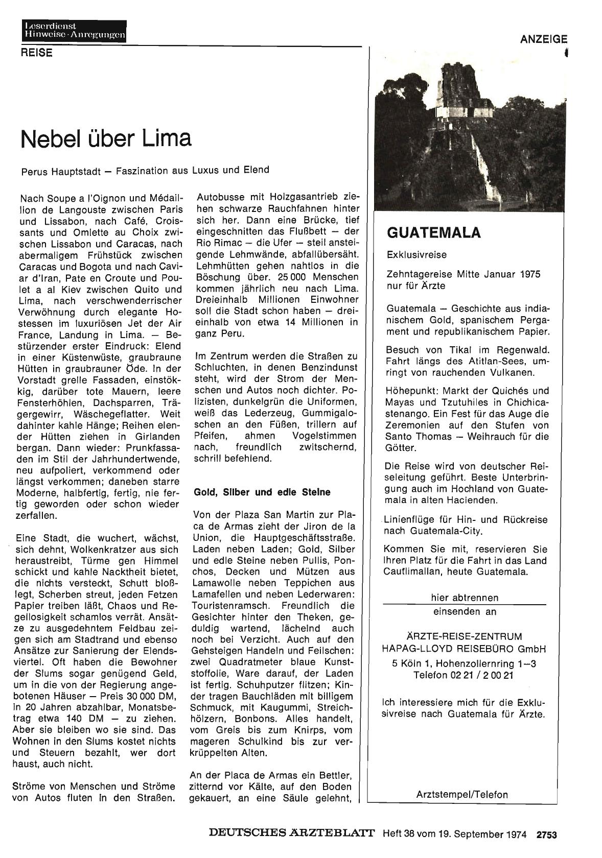 Vorschauseite 1: Nebel über Lima