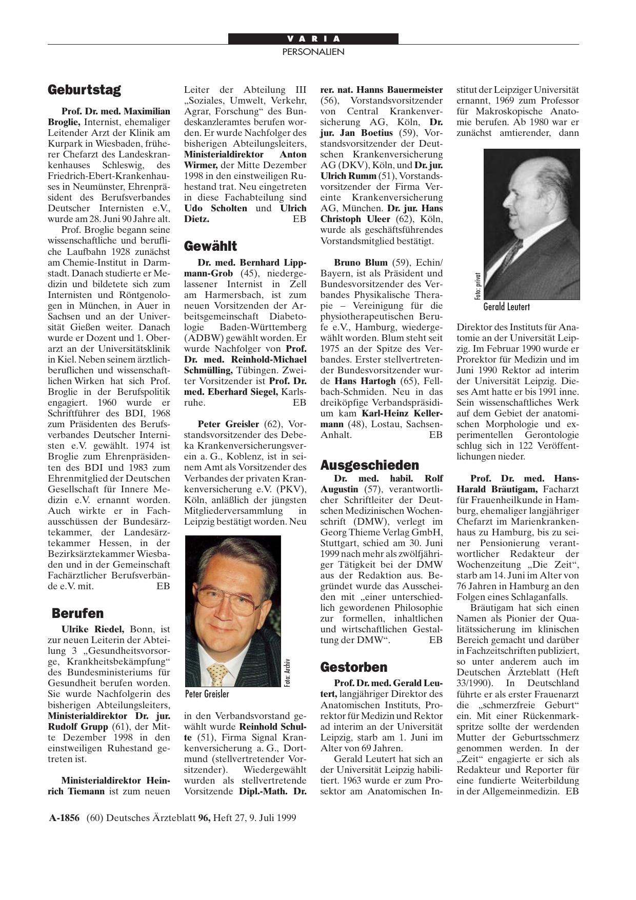 Vorschauseite 1: Gewählt