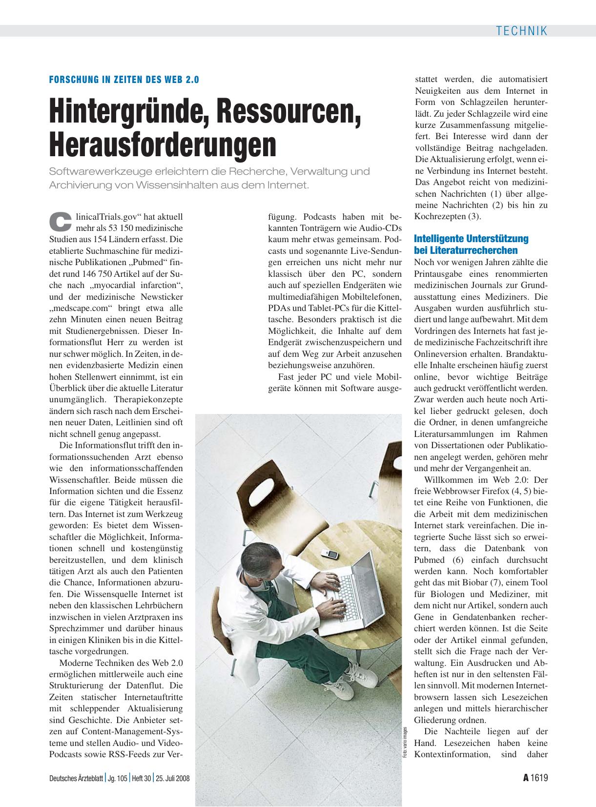 Vorschauseite 1: Forschung in Zeiten des Web 2. 0: Hintergründe, Ressourcen, Herausforderungen