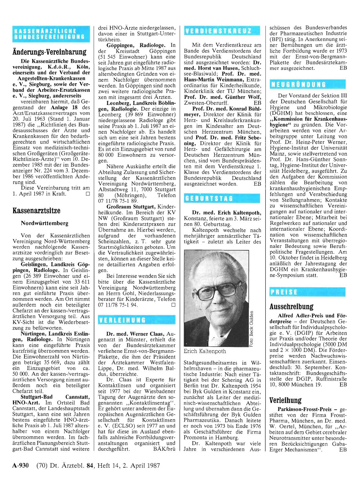 Vorschauseite 1: Änderungs-Vereinbarung