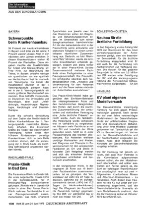 Vorschauseite 1: Hamburg: KV plant eigenen Modellversuch