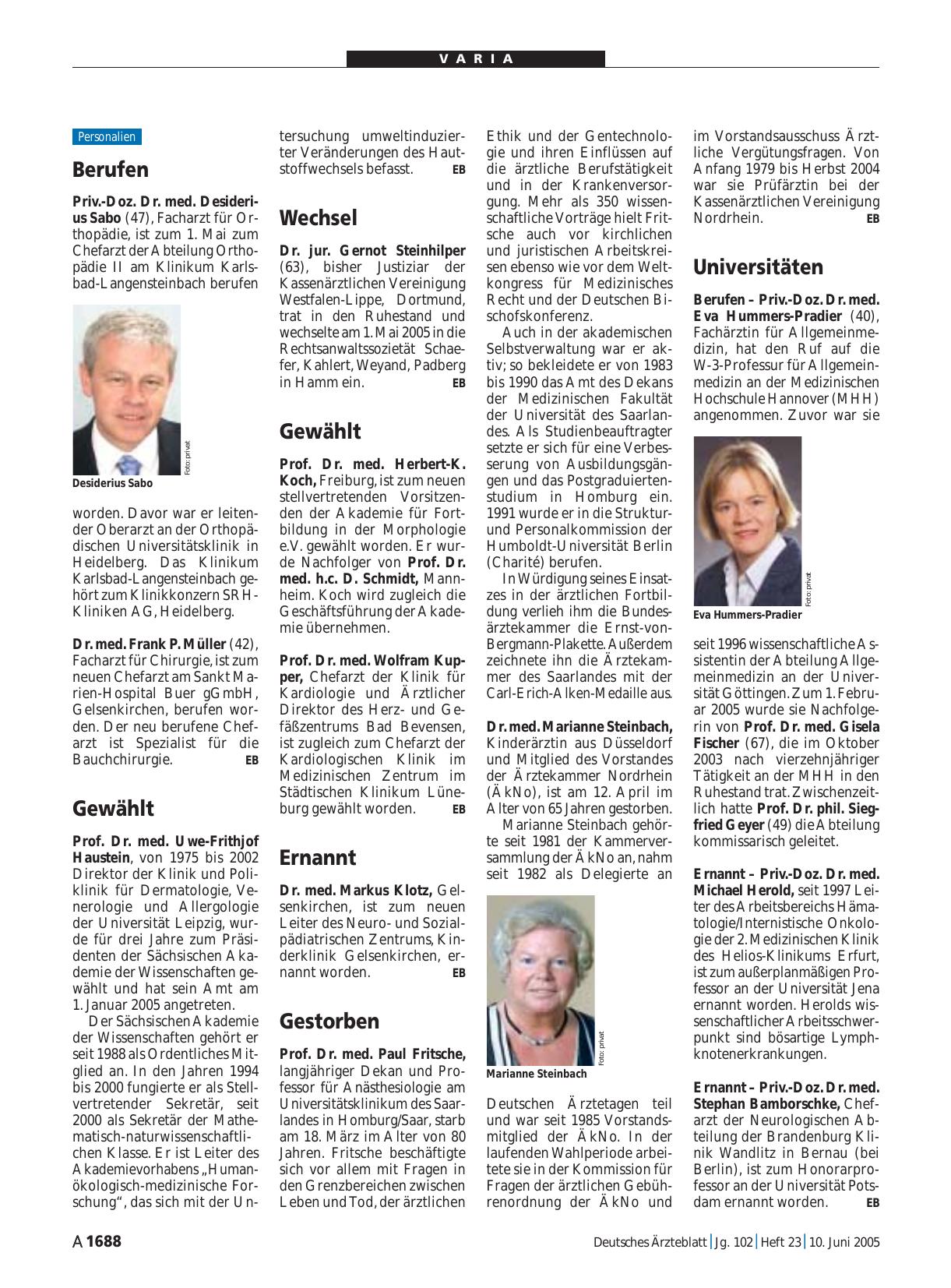 Vorschauseite 1: Gewählt