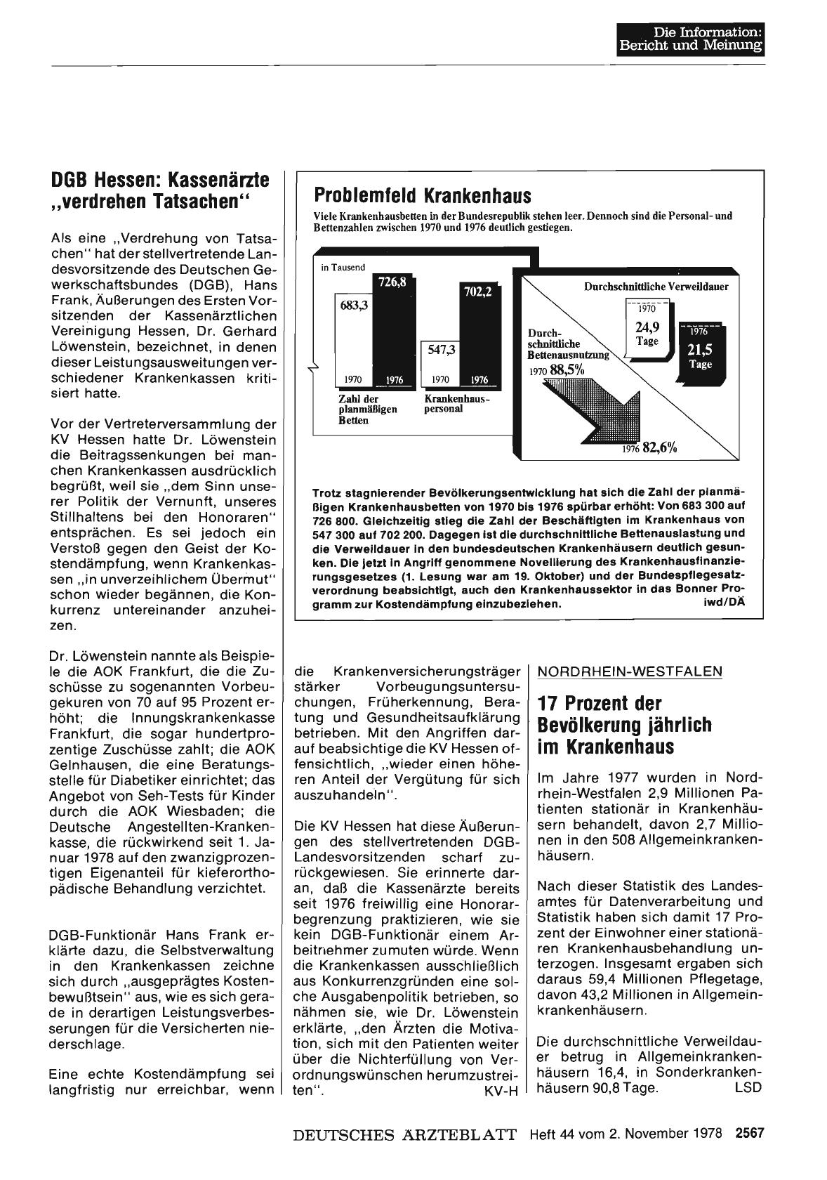 Vorschauseite 1: Problemfeld Krankenhaus