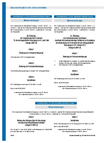 Vorschauseite 1: 26. Änderung der Vereinbarung über den Einsatz des Blankoformularbedruckungs-Verfahrens zur Herstellung und Bedruckung von Vordrucken für die vertragsärztliche Versorgung vom 1. O…