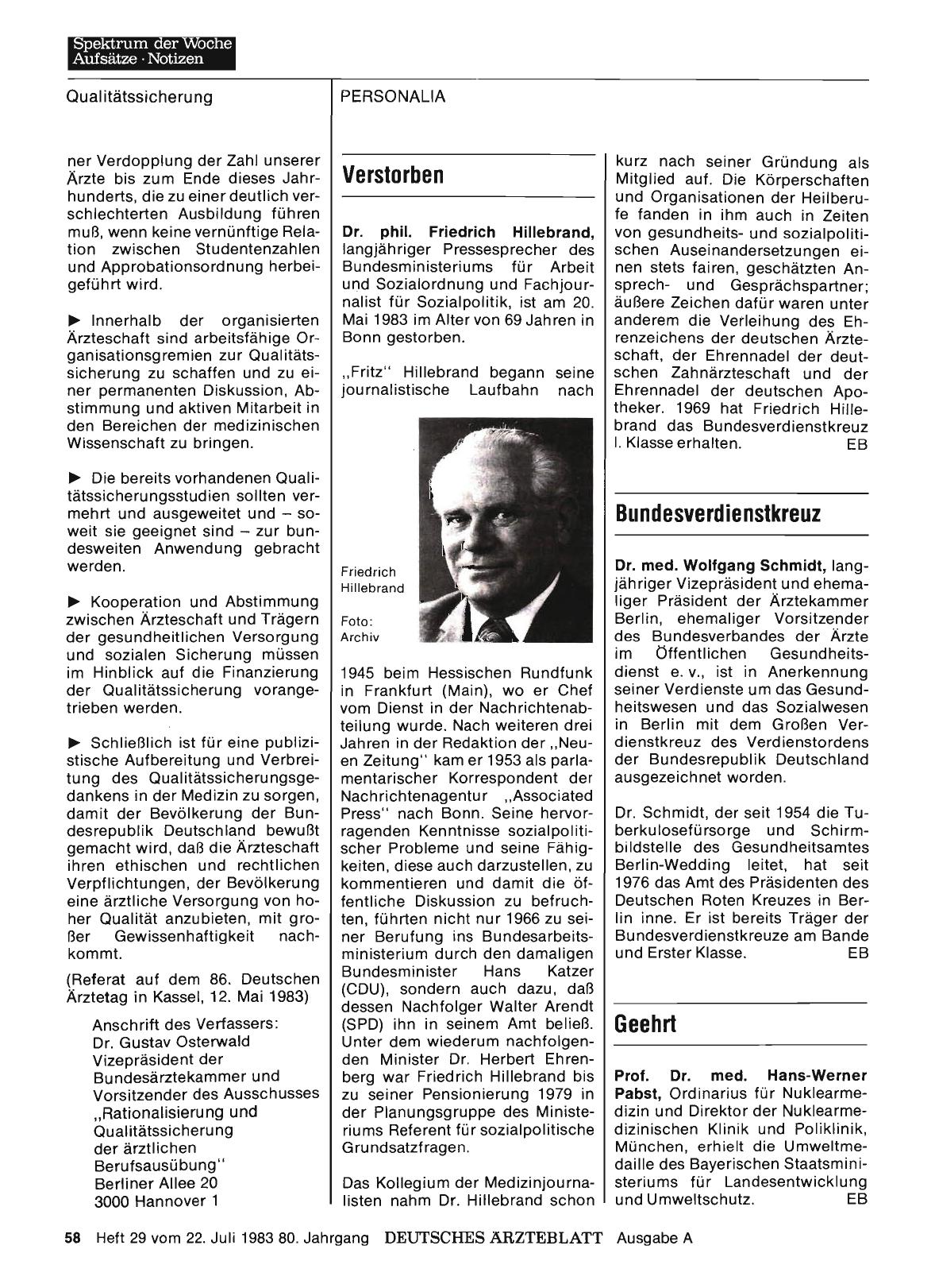 Vorschauseite 1: Bundesverdienstkreuz
