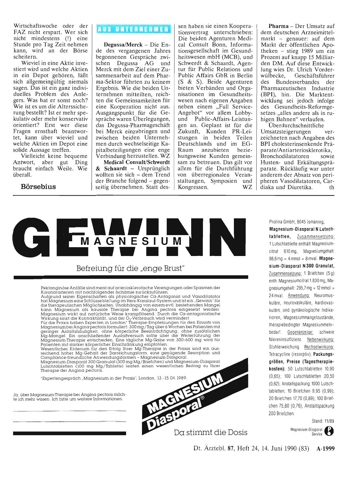 Vorschauseite 1: Aus Unternehmen