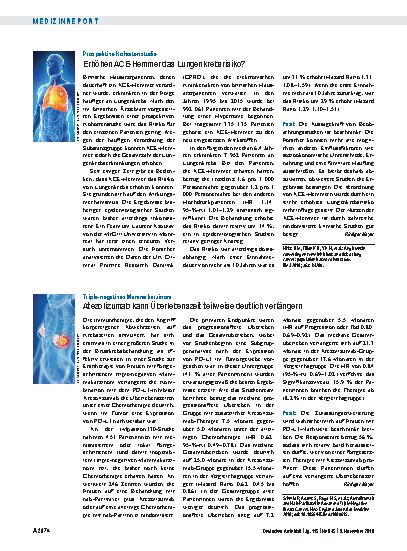Vorschauseite 1: Triple-negatives Mammakarzinom: Atezolizumab kann Überlebenszeit teilweise deutlich verlängern