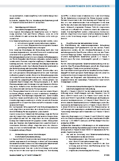 Vorschauseite 5: Richtlinie der Bundesärztekammer zur Durchführung der substitutionsgestützten Behandlung Opioidabhängiger