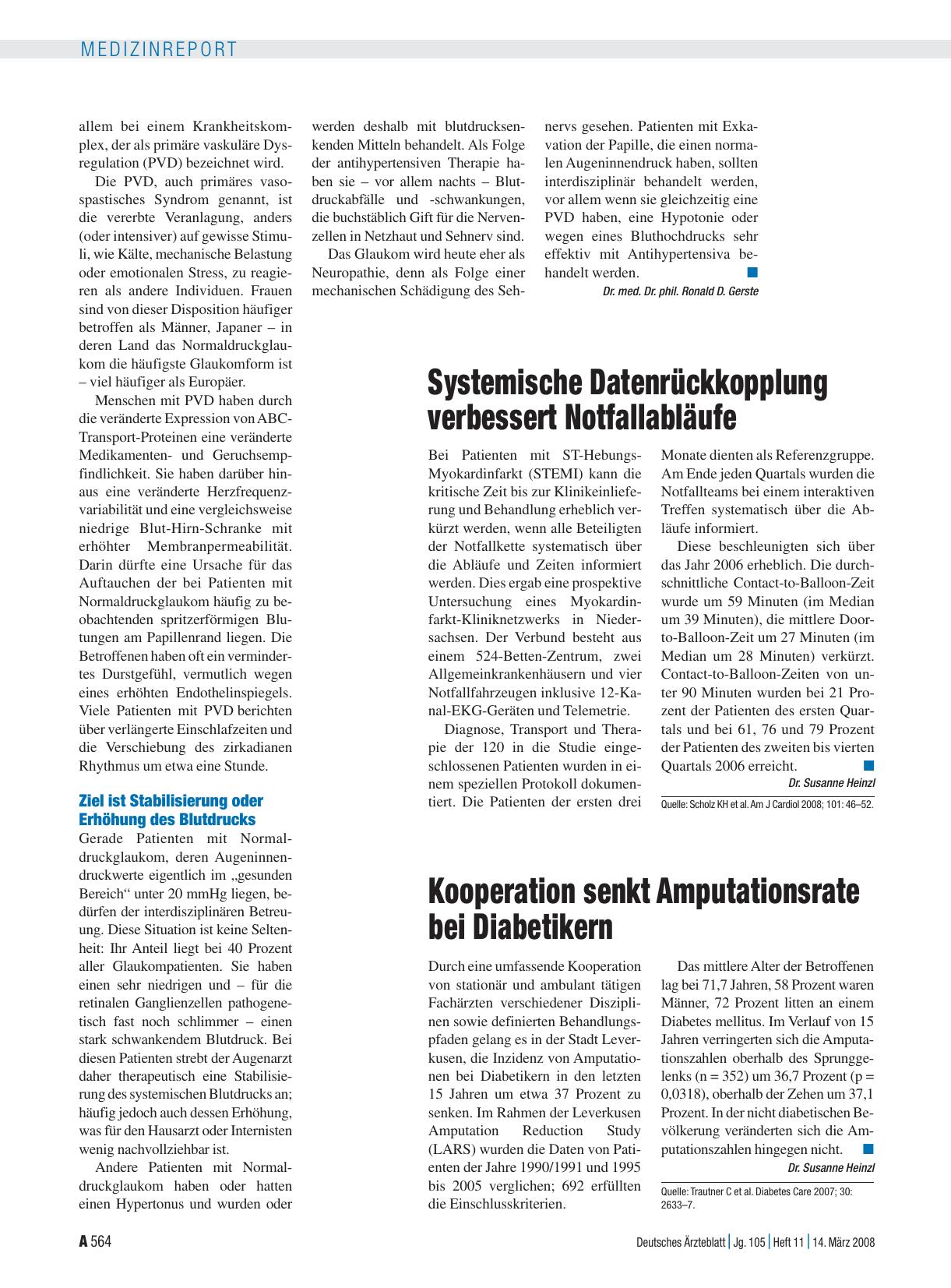 Vorschauseite 1: Systemische Datenrückkopplung verbessert Notfallabläufe