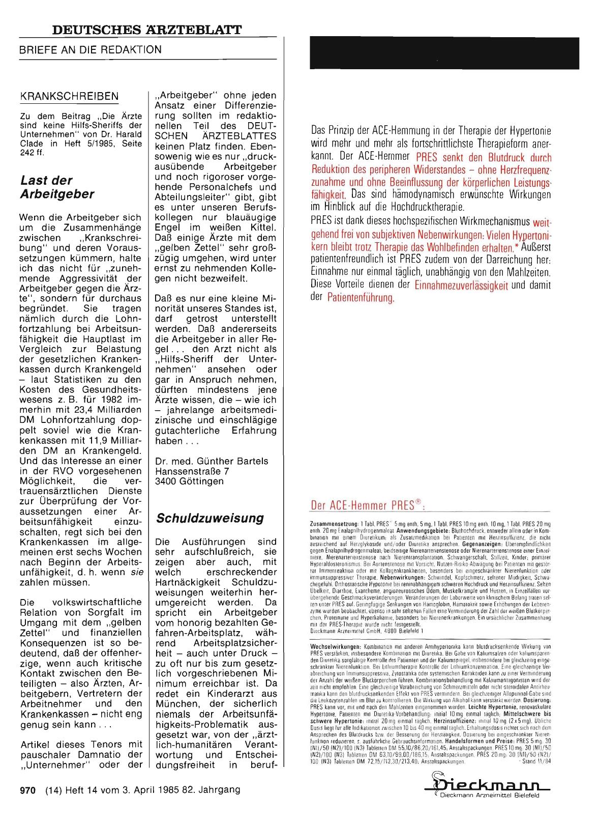 Vorschauseite 1: KRANKSCHREIBEN: Last der Arbeitgeber