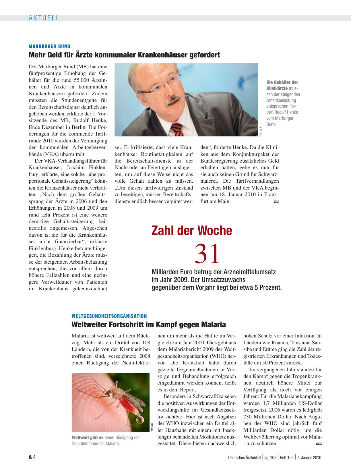 Vorschauseite 1: Zahl der Woche: 31