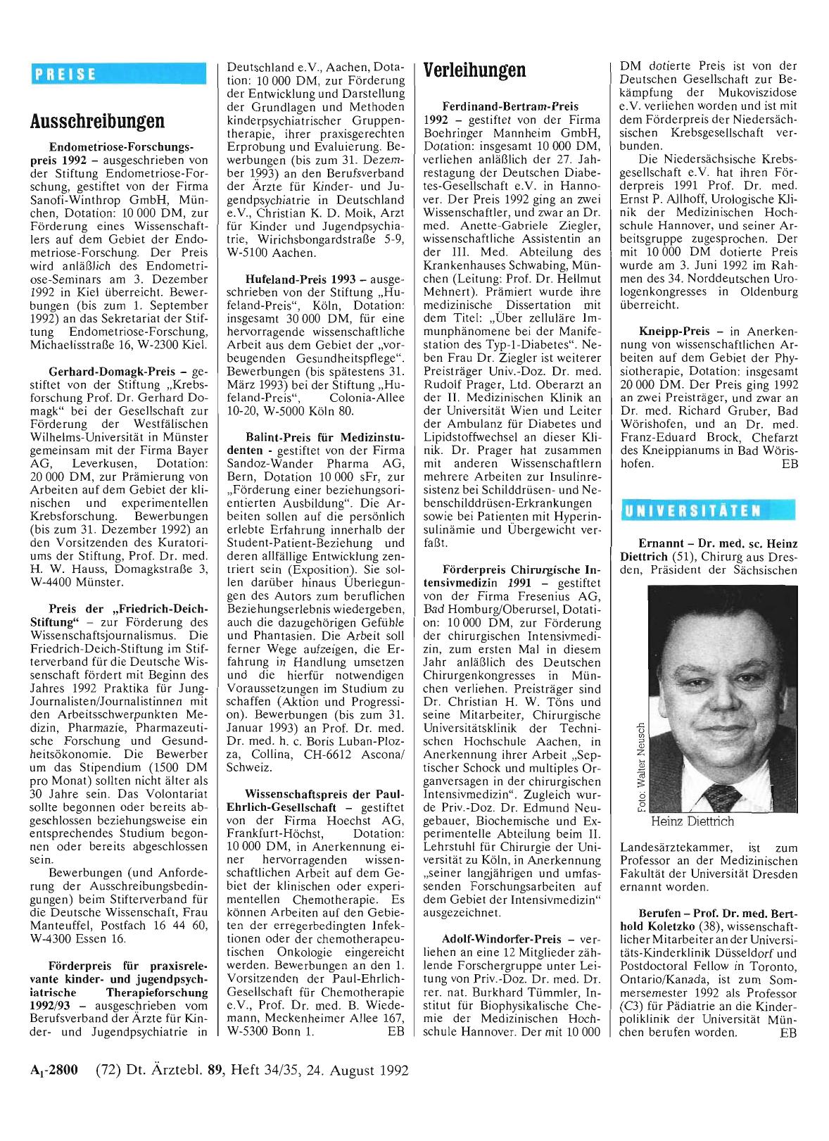Vorschauseite 1: Universitäten