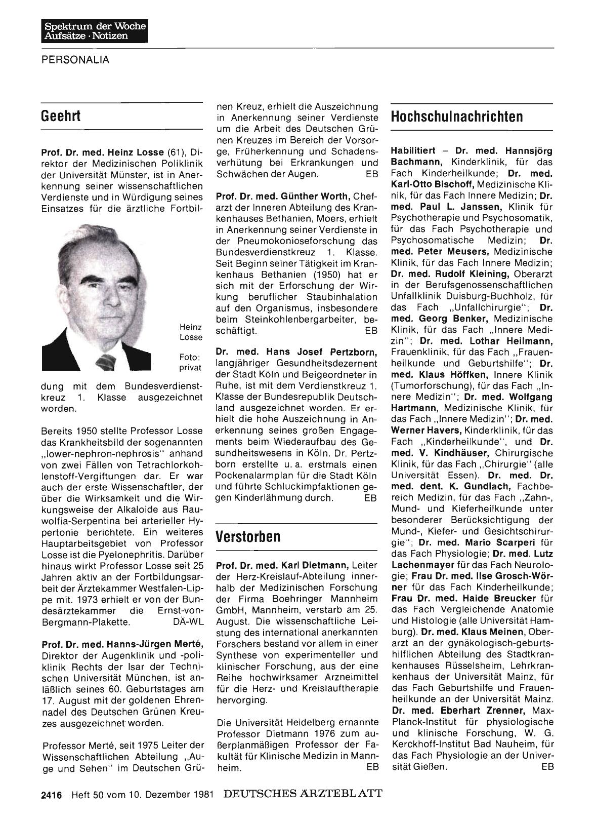 Vorschauseite 1: Hochschulnachrichten
