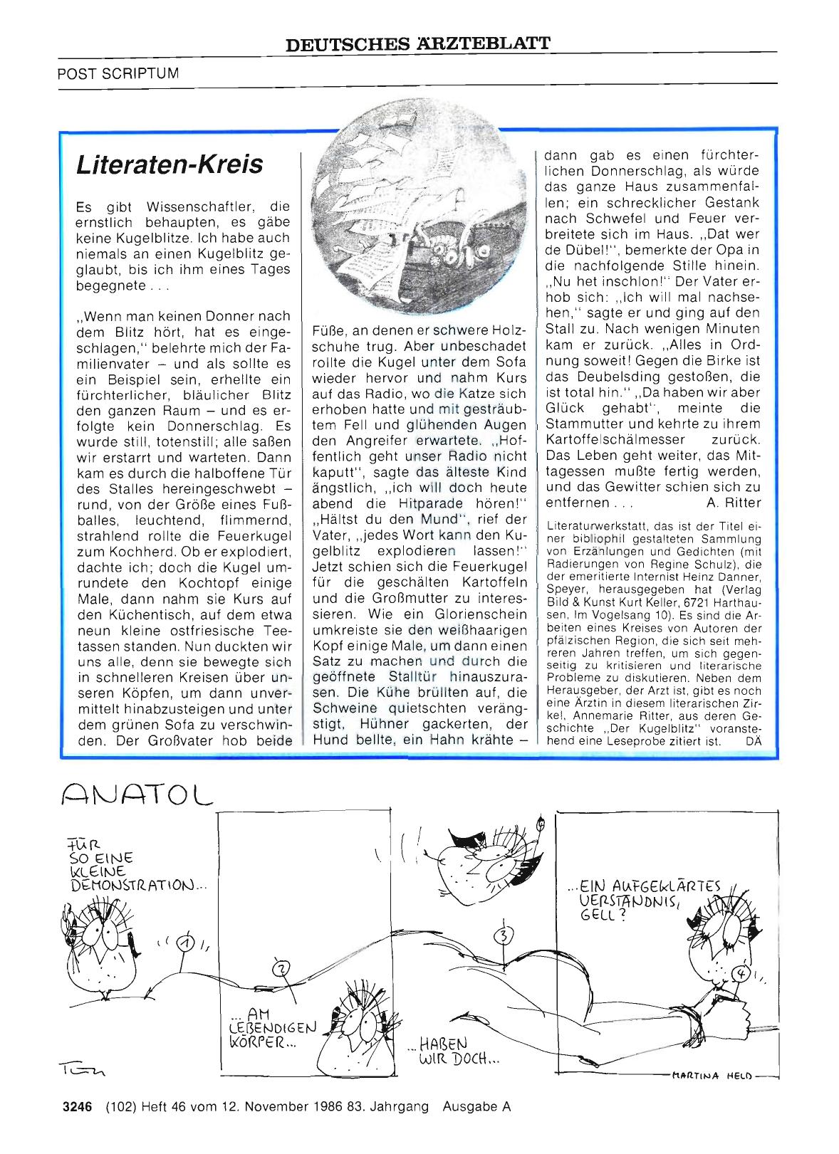 Vorschauseite 1: Literaten-Kreis