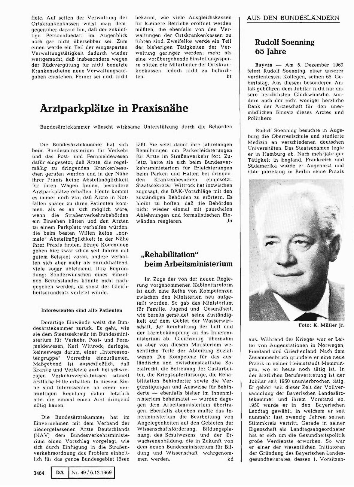Vorschauseite 1: Arztparkplätze in Praxisnähe