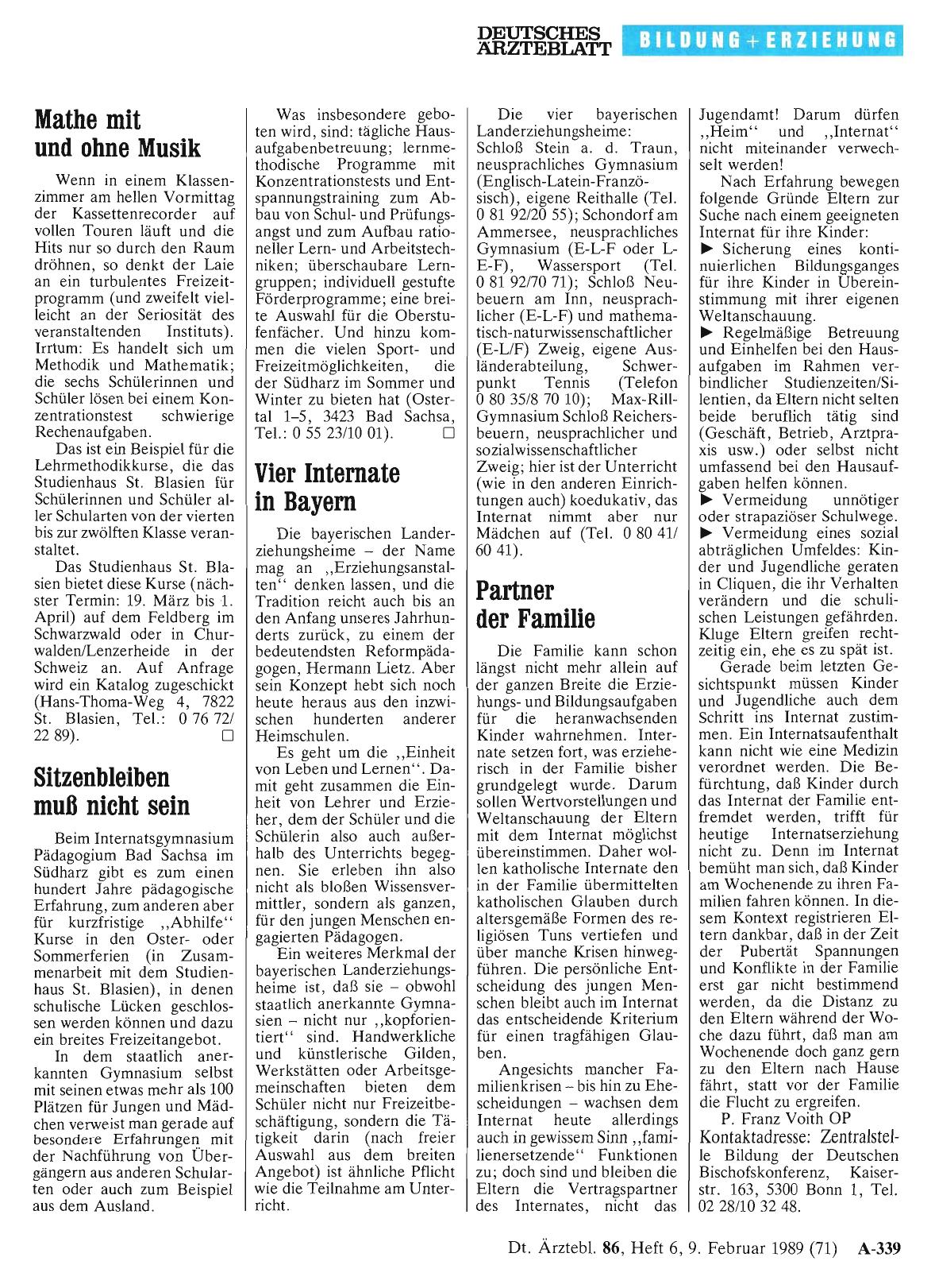 Vorschauseite 1: Partner der Familie