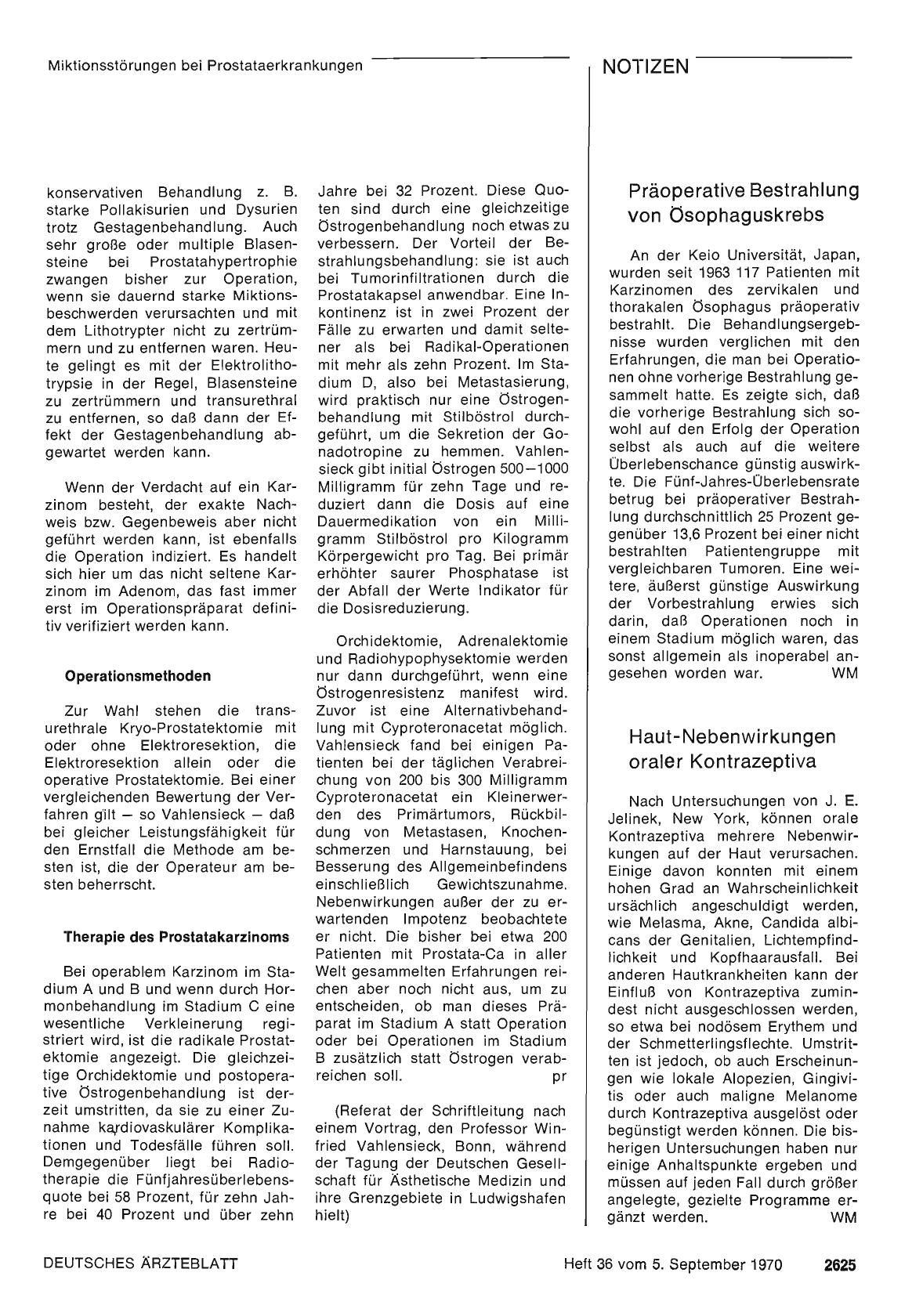 Vorschauseite 1: Präoperative Bestrahlung von Ösophaguskrebs
