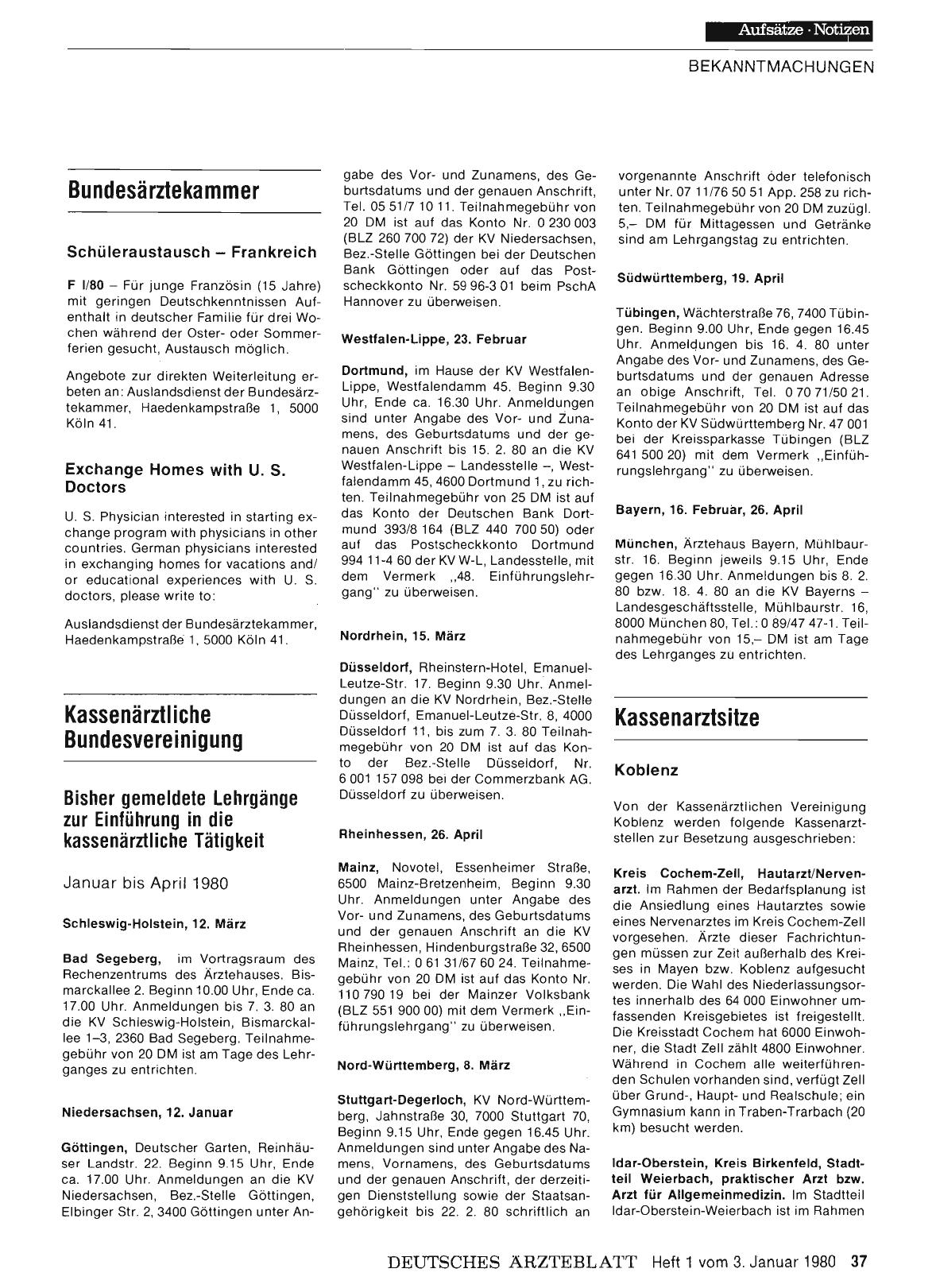 Vorschauseite 1: Kassenärztliche Bundesvereinigung