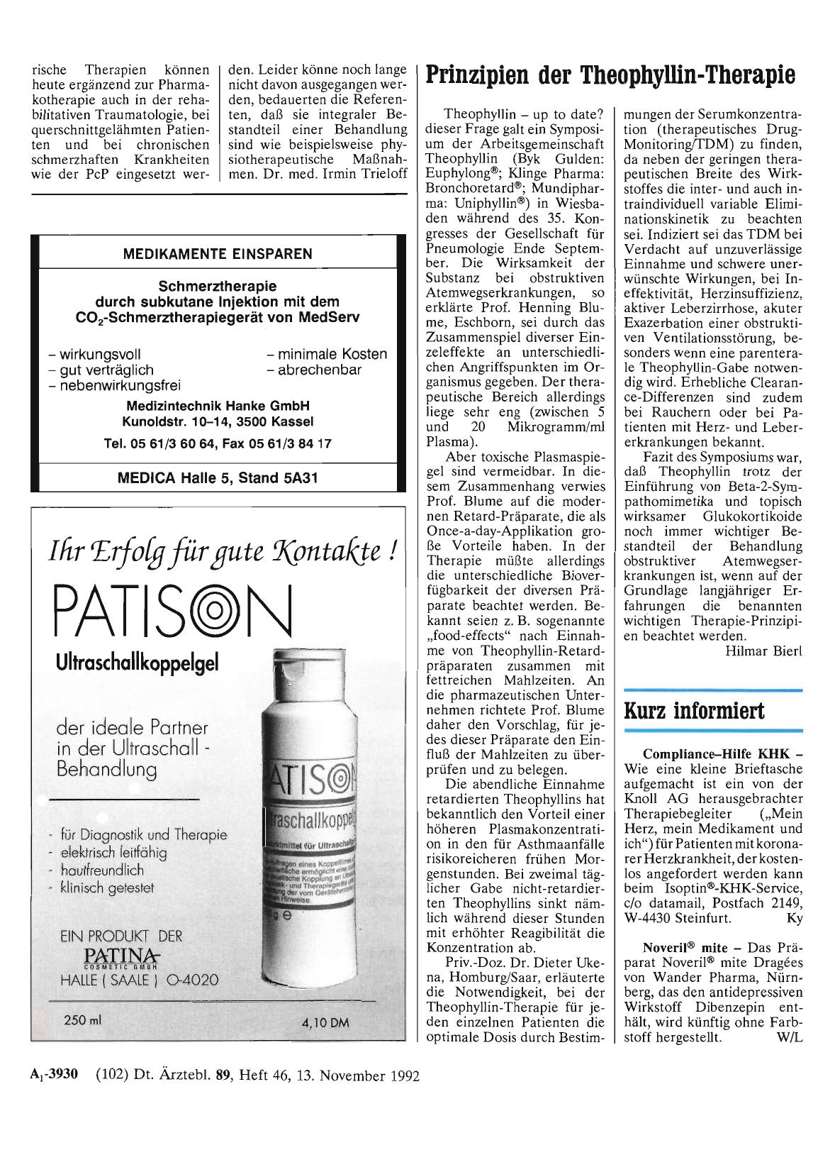 Vorschauseite 1: Kurz informiert: Noveril® mite