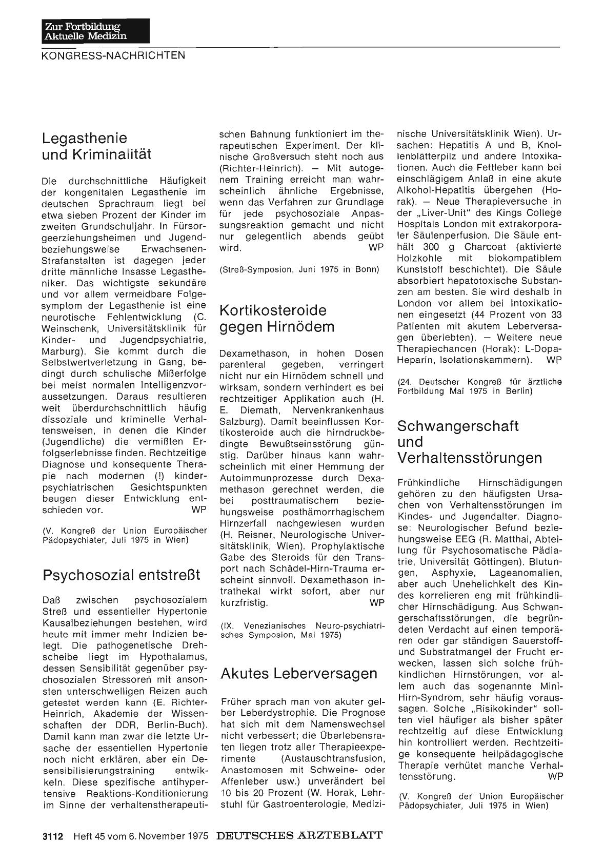Vorschauseite 1: Psychosozial entstreßt