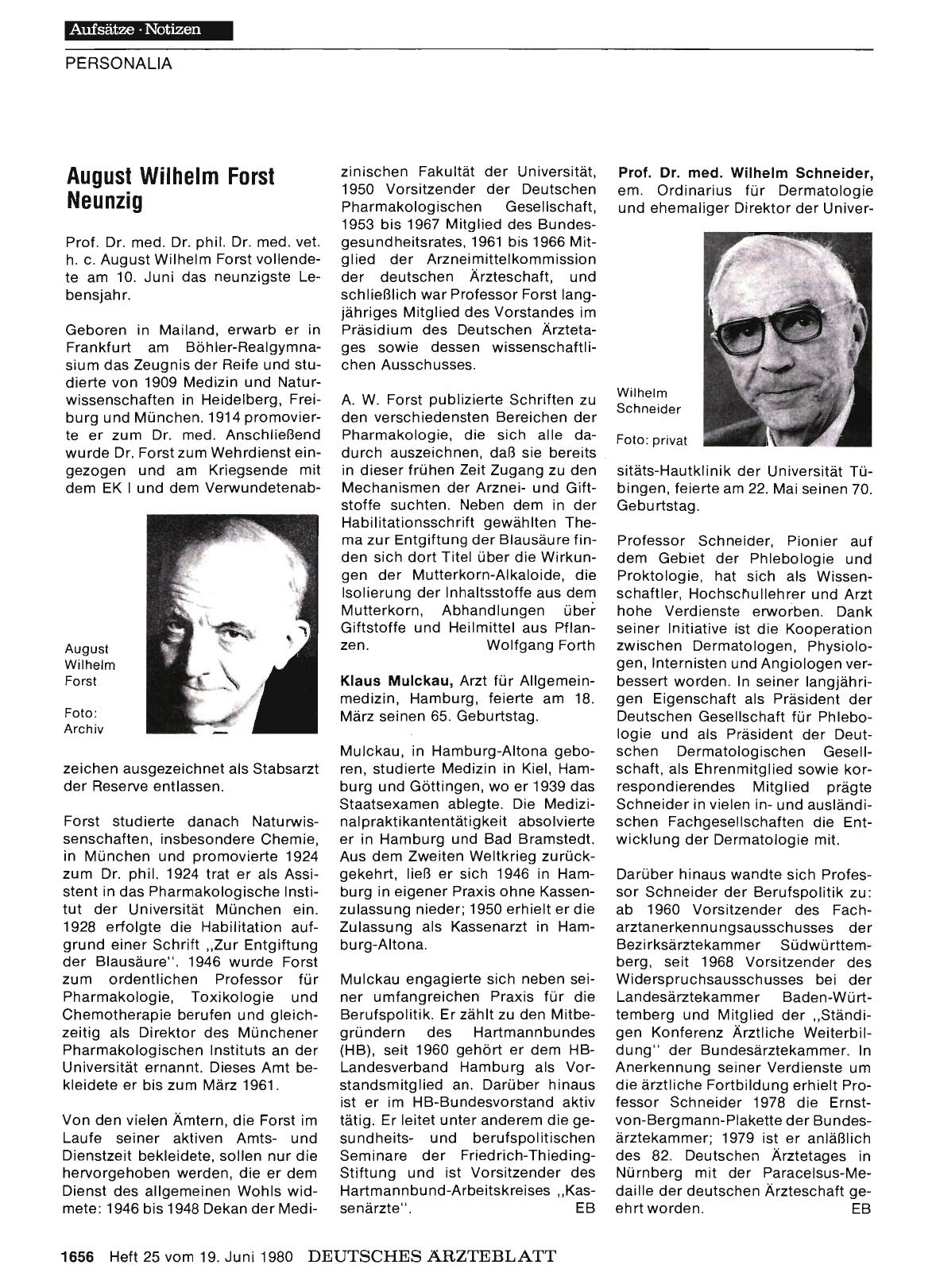 Vorschauseite 1: Geburtstage